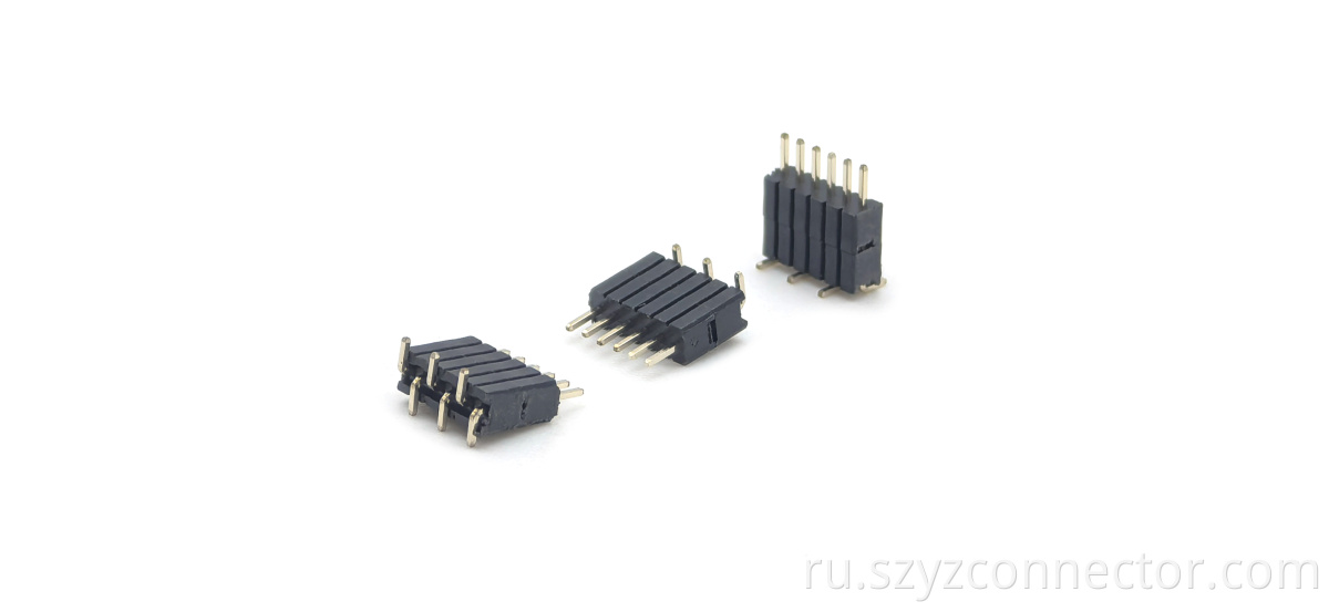1.27mm pin header connector smd